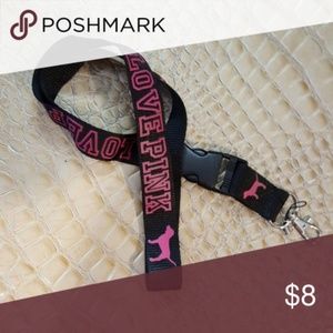 NEW PINK Victoria's Secret Lanyard